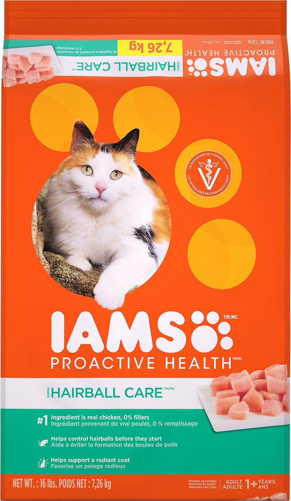 Iams ProActive Health Adult Hairball Care Dry Cat Food