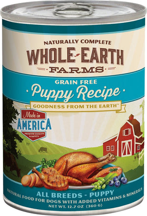 Whole Earth Farms Grain-Free Puppy Recipe Canned Dog Food