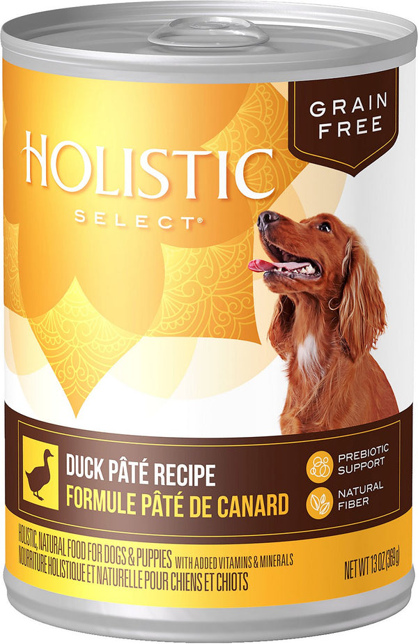 Holistic Select Duck Pate Recipe Grain-Free Canned Dog Food