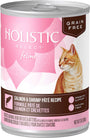Holistic Select Salmon & Shrimp Pate Recipe Grain-Free Canned Cat & Kitten Food