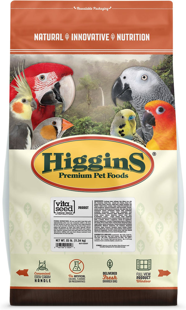 Higgins Vita Seed Bird Food for Parrots