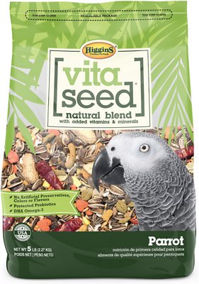 Higgins Vita Seed Bird Food for Parrots