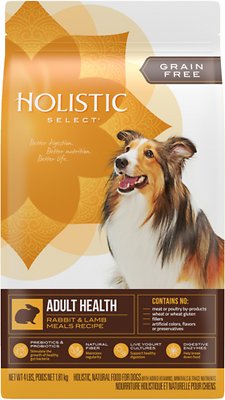 Holistic Select Adult Health Rabbit & Lamb Meal Grain Free Dry Dog Food