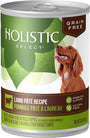Holistic Select Lamb Pate Recipe Grain-Free Canned Dog Food