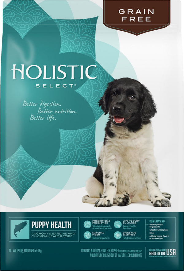 Holistic Select Puppy Health Anchovy, Sardine & Chicken Meals Recipe Dry Dog Food