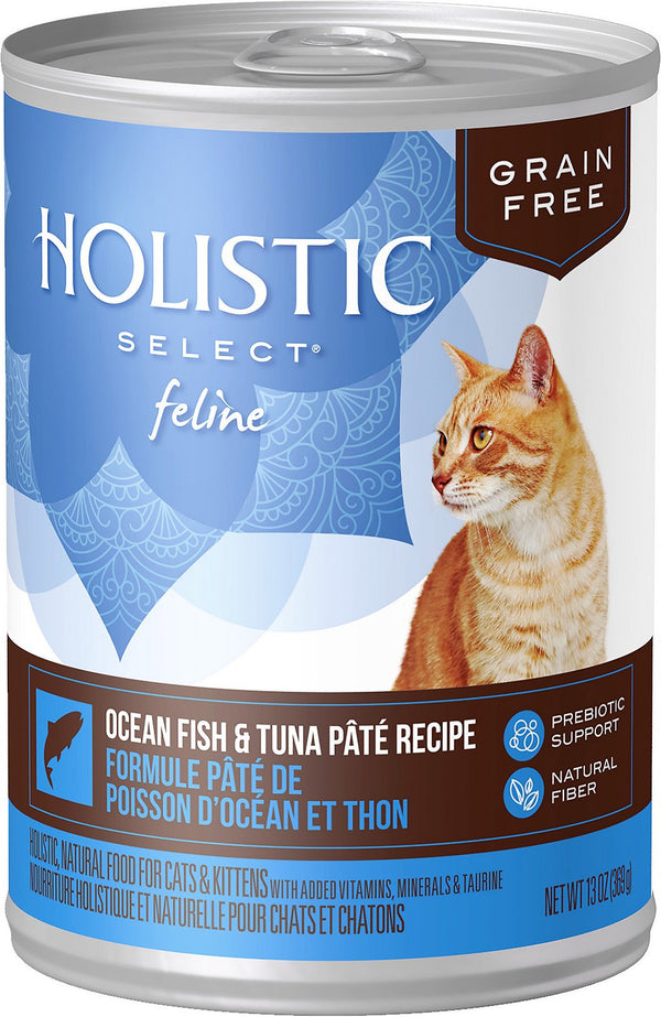 Holistic Select Ocean Fish & Tuna Pate Recipe Grain-Free Canned Cat & Kitten Food