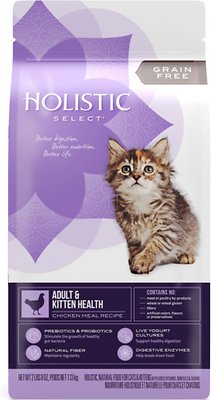 Holistic Select Adult & Kitten Health Chicken Meal Recipe Dry Cat Food