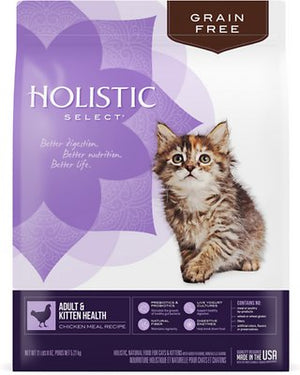 Holistic Select Adult & Kitten Health Chicken Meal Recipe Dry Cat Food