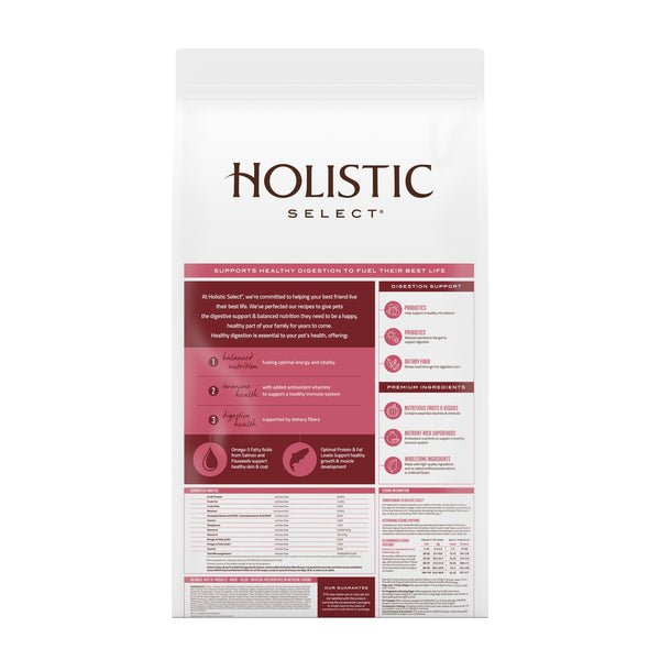Holistic Select Natural Adult & Puppy Health Salmon, Anchovy & Sardine Meal Grain-Free Dry Dog Food