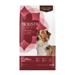 Holistic Select Natural Adult & Puppy Health Salmon, Anchovy & Sardine Meal Grain-Free Dry Dog Food