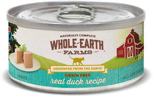 Whole Earth Farms Grain-Free Real Duck Pate Recipe Canned Cat Food