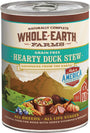 Whole Earth Farms Ragoût copieux de canard sans céréales Pâté en conserve pour chiens