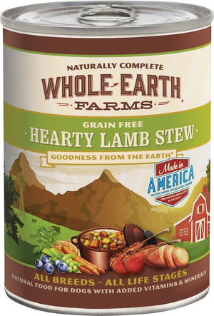 Whole Earth Farms Grain-Free Hearty Lamb Stew Canned Dog Food