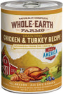 Whole Earth Farms Grain-Free Chicken & Turkey Recipe Canned Dog Food