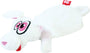 Hear Doggy Silent Squeaker Flattie Rabbit Dog Toy