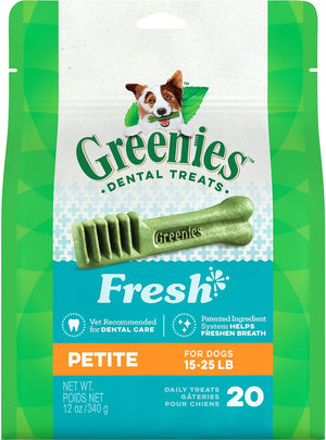 Greenies Fresh Petite Dental Dog Treats