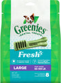 Greenies Fresh Large Dental Dog Treats, 8-count