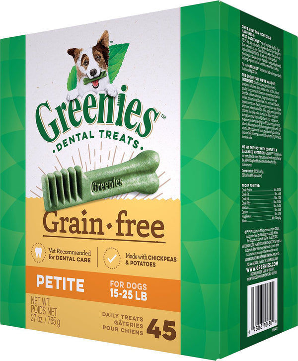 Greenies Grain-Free Petite Dental Dog Treats