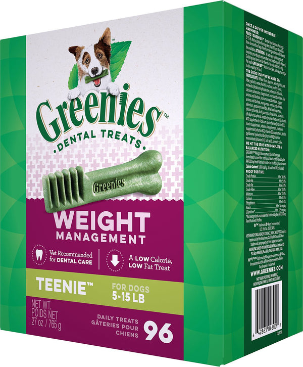 Greenies Weight Management Teenie Dental Dog Treats