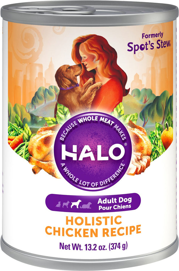 Halo Holistic Chicken Recipe Adult Canned Dog Food