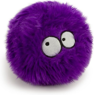 GoDog Furballz Chew Guard Dog Toy, Purple