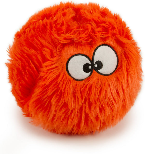 GoDog Furballz Chew Guard Dog Toy, Orange