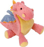 GoDog Dragons Chew Guard Dog Toy, Coral