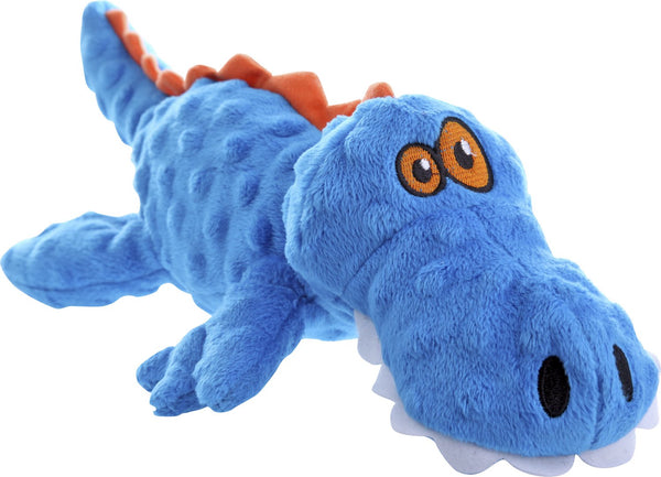 GoDog Gators Chew Guard Dog Toy, Blue