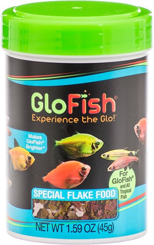 GloFish Special Flakes Fish Food, 1.59-oz jar
