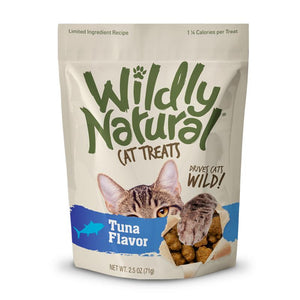 Wildly Natural Tuna Flavor Cat Treats, 2.5-oz