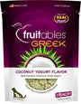 Fruitables Greek Coconut Yogurt Flavor Crunchy Dog Treats, 7-oz