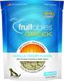 Fruitables Greek Vanilla Yogurt Flavor Crunchy Dog Treats, 7-oz