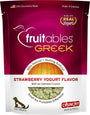 Fruitables Greek Strawberry Yogurt Flavor Crunchy Dog Treats, 7-oz
