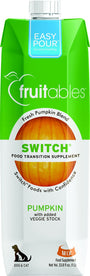 Fruitables Easy Pour Pumpkin Puree Dog & Cat Supplement, 33.8-oz carton