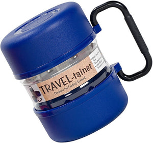Gamma2 Travel-tainer Système complet d'alimentation pour animaux, Bleu