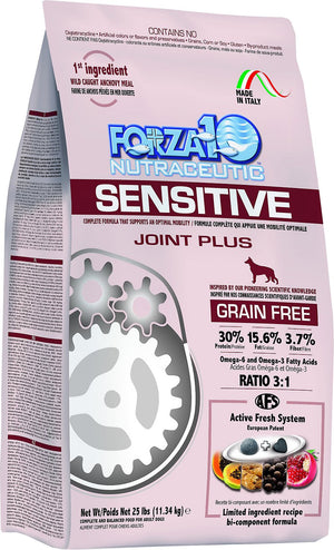Forza10 Sensitive Joint Plus Grain-Free Dry Dog Food, 25-lb