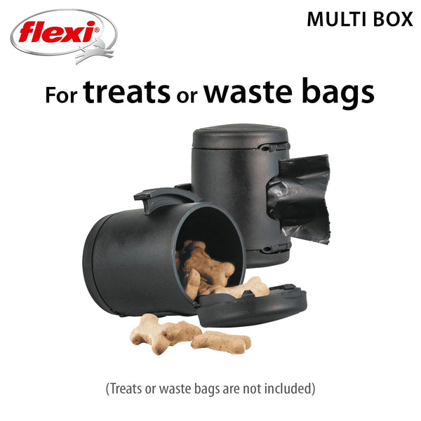 Accessoire de laisse pour chien Flexi Multi Box, Noir