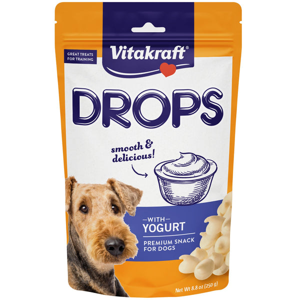 Vitakraft Drops with Yogurt Dog Treats, 8.8-oz