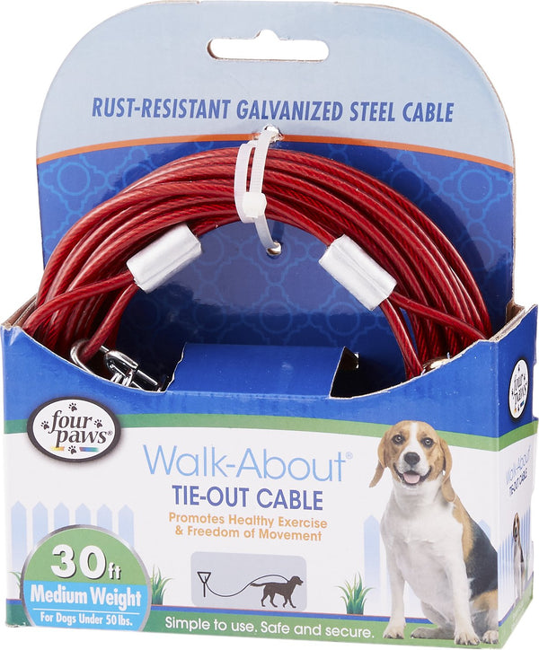 Four Paws Medium Weight Tie Out Cable