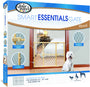 Four Paws Safety Locking Wood Gate with Plastic Mesh for Dogs