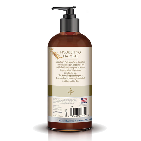 Four Paws Magic Coat Professional Series Nourishing Oatmeal Hypo-Allergenic Dog Shampoo, 16-oz
