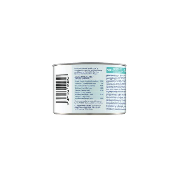 Feline Natural Beef & Hoki Feast Grain-Free Wet Cat Food Can
