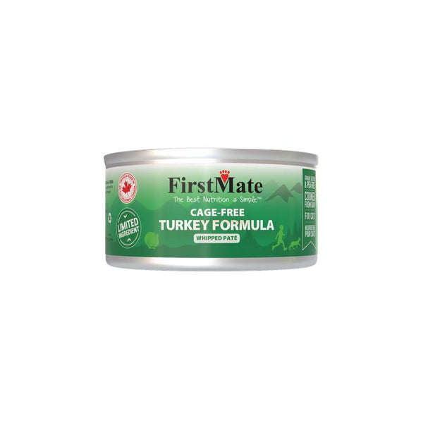 FirstMate Limited Ingredient Cage-Free Turkey Wet Cat Food Can