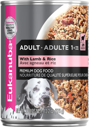 Eukanuba Nourriture en conserve pour chiens adultes à la formule agneau et riz