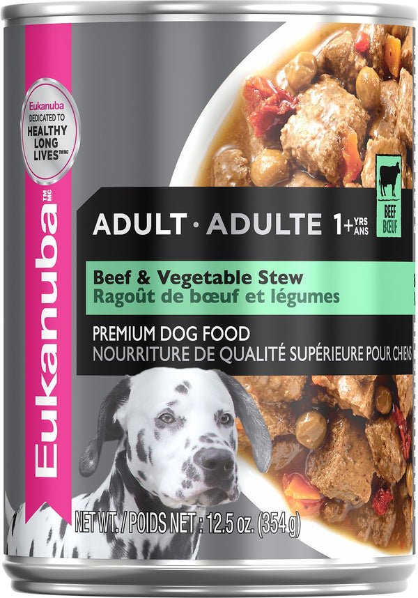 Eukanuba Adult Beef & Vegetable Stew Canned Dog Food