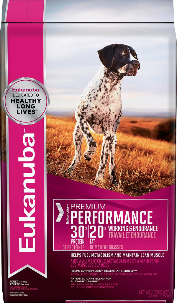 Eukanuba Premium Performance 30/20 Adult Dry Dog Food, 29-lb