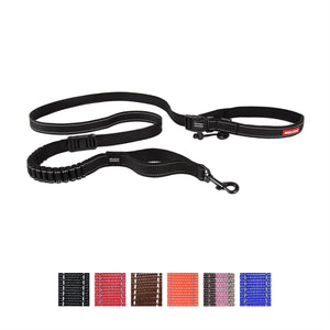 EzyDog Road Runner Dog Leash, Black