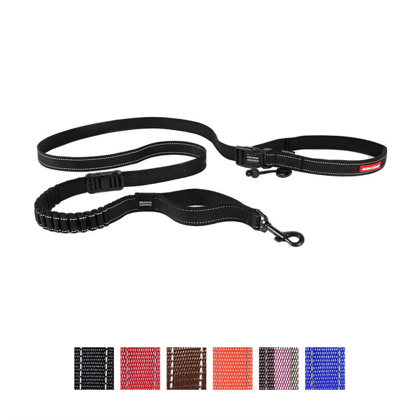 EzyDog Road Runner Dog Leash, Black