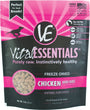 Vital Essentials Chicken Entree Mini Nibs Grain-Free Freeze-Dried Dog Food, 1-lb