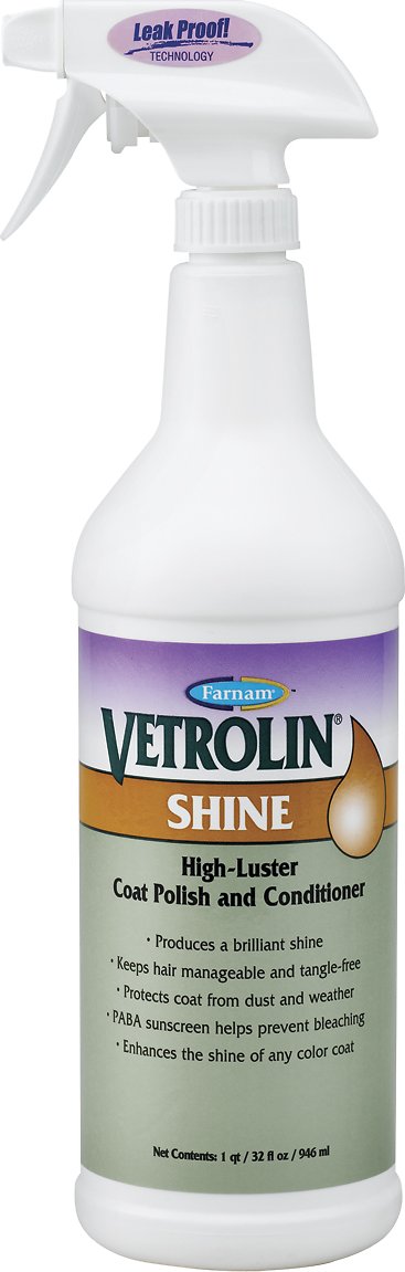 Farnam Vetrolin Shine Coat Polish, 32-oz bottle